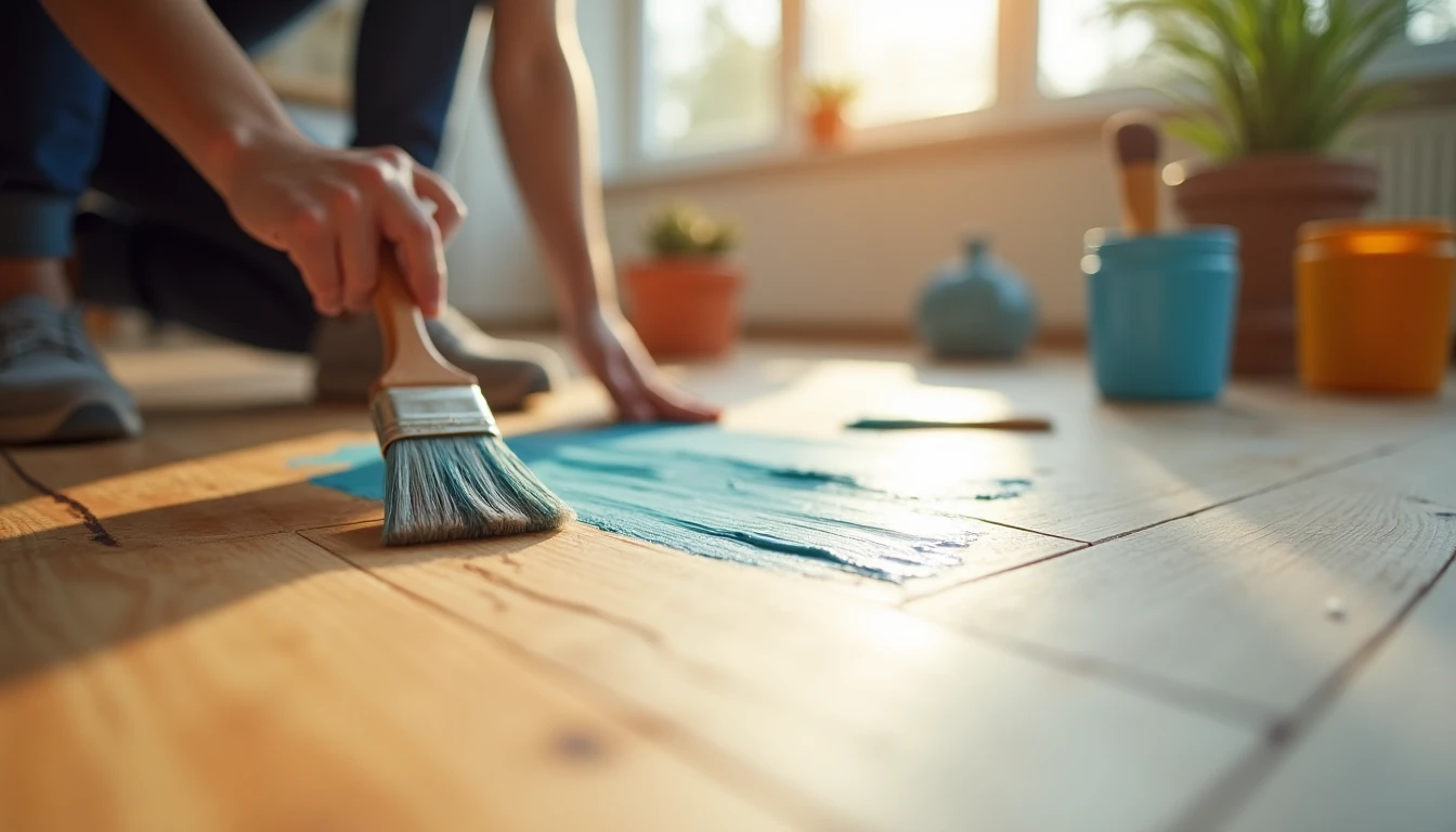 Peindre un parquet soi-même : le guide complet des matériaux et techniques